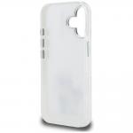 Carcasa Karl Lagerfeld IML Aquarelle Karl and Choupette Logo compatibila cu iPhone 16, Alb 8 - lerato.ro