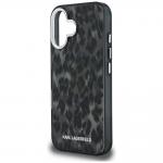 Carcasa Karl Lagerfeld IML Leopard Pattern cu MagSafe compatibila cu iPhone 16, Negru 7 - lerato.ro