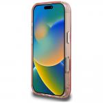 Carcasa Karl Lagerfeld IML Aquarelle Choupette Logo compatibila cu iPhone 16, Roz 6 - lerato.ro