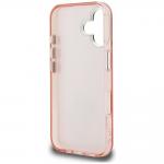 Carcasa Karl Lagerfeld IML Aquarelle Choupette Logo compatibila cu iPhone 16, Roz 8 - lerato.ro