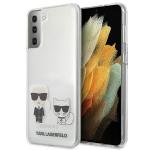 Carcasa Karl Lagerfeld Karl and Choupette compatibila cu Samsung Galaxy S21 Plus, Transparent 4 - lerato.ro