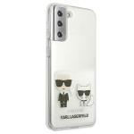 Carcasa Karl Lagerfeld Karl and Choupette compatibila cu Samsung Galaxy S21 Plus, Transparent 5 - lerato.ro