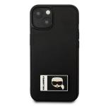 Carcasa Karl Lagerfeld Ikonik Patch compatibila cu iPhone 13, Negru 2 - lerato.ro