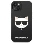 Carcasa Karl Lagerfeld Silicon Choupette Head cu Magsafe compatibila cu iPhone 14 Plus, Negru 2 - lerato.ro