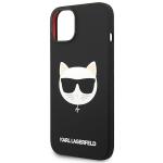 Carcasa Karl Lagerfeld Silicon Choupette Head cu Magsafe compatibila cu iPhone 14 Plus, Negru 7 - lerato.ro