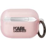 Carcasa Karl Lagerfeld Choupette compatibila cu Apple AirPods Pro 2, Roz 3 - lerato.ro