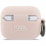 Carcasa Karl Lagerfeld Silicone Choupette Head 3D compatibila cu Apple AirPods Pro 3, Roz 4 - lerato.ro