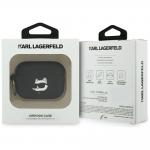 Carcasa Karl Lagerfeld Silicone Choupette Head 3D compatibila cu Apple AirPods Pro 3, Negru 5 - lerato.ro