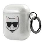 Carcasa Karl Lagerfeld Choupette Head compatibila cu Apple AirPods 1/2, Silver 4 - lerato.ro