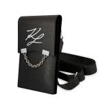 Geanta universala Karl Lagerfeld Autograph Chain, 18.5 x 11.5 x 2 cm, 5 compartimente, Negru 3 - lerato.ro