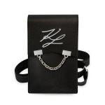 Geanta universala Karl Lagerfeld Autograph Chain, 18.5 x 11.5 x 2 cm, 5 compartimente, Negru 2 - lerato.ro