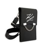 Geanta universala Karl Lagerfeld Autograph Chain, 18.5 x 11.5 x 2 cm, 5 compartimente, Negru 4 - lerato.ro