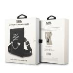 Geanta universala Karl Lagerfeld Autograph Chain, 18.5 x 11.5 x 2 cm, 5 compartimente, Negru 7 - lerato.ro