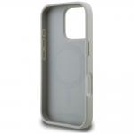 Carcasa Karl Lagerfeld Grained Pattern and Logo cu MagSafe compatibila cu iPhone 16 Pro Max, Gri 8 - lerato.ro