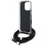 Carcasa Karl Lagerfeld IML Crossbody Karl and Choupette compatibila cu iPhone 16 Pro Max, Negru 7 - lerato.ro