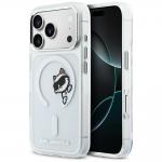 Carcasa Karl Lagerfeld IML Peekaboo cu MagSafe compatibila cu iPhone 17 Pro, Transparent 4 - lerato.ro