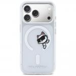 Carcasa Karl Lagerfeld IML Peekaboo cu MagSafe compatibila cu iPhone 17 Pro, Transparent 2 - lerato.ro