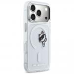 Carcasa Karl Lagerfeld IML Peekaboo cu MagSafe compatibila cu iPhone 17 Pro, Transparent 5 - lerato.ro