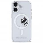 Carcasa Karl Lagerfeld IML Peekaboo cu MagSafe compatibila cu iPhone 17, Transparent 2 - lerato.ro