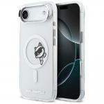 Carcasa Karl Lagerfeld IML Peekaboo cu MagSafe compatibila cu iPhone 17 Air, Transparent 4 - lerato.ro