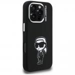 Carcasa Karl Lagerfeld Silicone Karl Sketch cu MagSafe compatibila cu iPhone 16 Pro, Negru 5 - lerato.ro