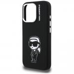 Carcasa Karl Lagerfeld Silicone Karl Sketch cu MagSafe compatibila cu iPhone 16 Pro, Negru 7 - lerato.ro