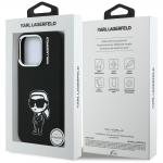 Carcasa Karl Lagerfeld Silicone Karl Sketch cu MagSafe compatibila cu iPhone 16 Pro, Negru 9 - lerato.ro