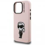 Carcasa Karl Lagerfeld Silicone Karl Sketch cu MagSafe compatibila cu iPhone 16 Pro Max, Roz 7 - lerato.ro