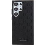Carcasa Karl Lagerfeld Saffiano Mono Metal Logo compatibila cu Samsung Galaxy S24 Ultra, Negru 2 - lerato.ro