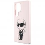 Carcasa Karl Lagerfeld Silicone Graffiti Ikonik Printed Logo cu MagSafe compatibila cu Samsung Galaxy S25 Ultra, Roz 7 - lerato.ro