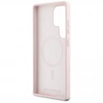 Carcasa Karl Lagerfeld Silicone Graffiti Ikonik Printed Logo cu MagSafe compatibila cu Samsung Galaxy S25 Ultra, Roz 8 - lerato.ro