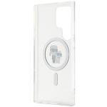 Carcasa Karl Lagerfeld IML Karl and Choupette Glitter Magsafe compatibila cu Samsung Galaxy S24 Ultra, Transparent 8 - lerato.ro