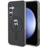 Carcasa Karl Lagerfeld IML Ikonik cu MagSafe compatibila cu Samsung Galaxy S24, Negru 4 - lerato.ro