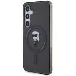 Carcasa Karl Lagerfeld IML Ikonik cu MagSafe compatibila cu Samsung Galaxy S24, Negru 3 - lerato.ro
