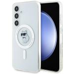 Carcasa Karl Lagerfeld IML Choupette Glitter Magsafe compatibila cu Samsung Galaxy S24 Plus, Transparent 4 - lerato.ro