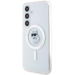 Carcasa Karl Lagerfeld IML Choupette Glitter Magsafe compatibila cu Samsung Galaxy S24 Plus, Transparent 3 - lerato.ro