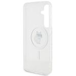 Carcasa Karl Lagerfeld IML Choupette Glitter Magsafe compatibila cu Samsung Galaxy S24 Plus, Transparent 8 - lerato.ro