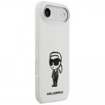 Carcasa Karl Lagerfeld Silicone Karl Sketch and Logo MagSafe compatibila cu iPhone 17 Air, Alb 5 - lerato.ro