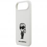 Carcasa Karl Lagerfeld Silicone Karl Sketch and Logo MagSafe compatibila cu iPhone 17 Air, Alb 7 - lerato.ro