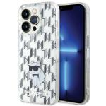 Carcasa Karl Lagerfeld Monogram Choupette compatibila cu iPhone 15 Pro, Transparent 4 - lerato.ro