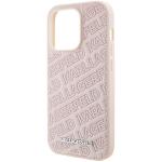 Carcasa Karl Lagerfeld Quilted K Pattern compatibila cu iPhone 15 Pro, Roz 7 - lerato.ro