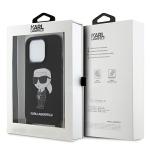 Carcasa Karl Lagerfeld Crossbody Silicone Ikonik compatibila cu iPhone 15 Pro, Negru 8 - lerato.ro