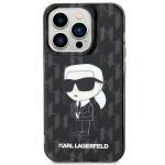 Carcasa Karl Lagerfeld Monogram Ikonik compatibila cu iPhone 15 Pro Max, Negru 2 - lerato.ro