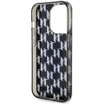 Carcasa Karl Lagerfeld Monogram Ikonik compatibila cu iPhone 15 Pro Max, Negru 8 - lerato.ro