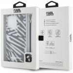 Carcasa Karl Lagerfeld IML Zebra Pattern and Cord compatibila cu iPhone 15 Pro Max, Graphics 8 - lerato.ro