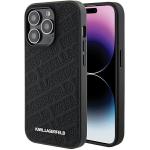 Carcasa Karl Lagerfeld Quilted K Pattern compatibila cu iPhone 15 Pro Max, Negru 4 - lerato.ro