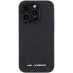 Carcasa Karl Lagerfeld Quilted K Pattern compatibila cu iPhone 15 Pro Max, Negru 2 - lerato.ro