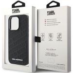Carcasa Karl Lagerfeld Quilted K Pattern compatibila cu iPhone 15 Pro Max, Negru 9 - lerato.ro