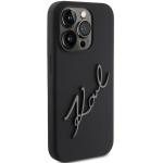Carcasa Karl Lagerfeld Silicone Karl Script compatibila cu iPhone 15 Pro Max, Negru 5 - lerato.ro