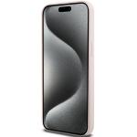 Carcasa Karl Lagerfeld Silicone Karl Script compatibila cu iPhone 15 Pro Max, Roz 6 - lerato.ro